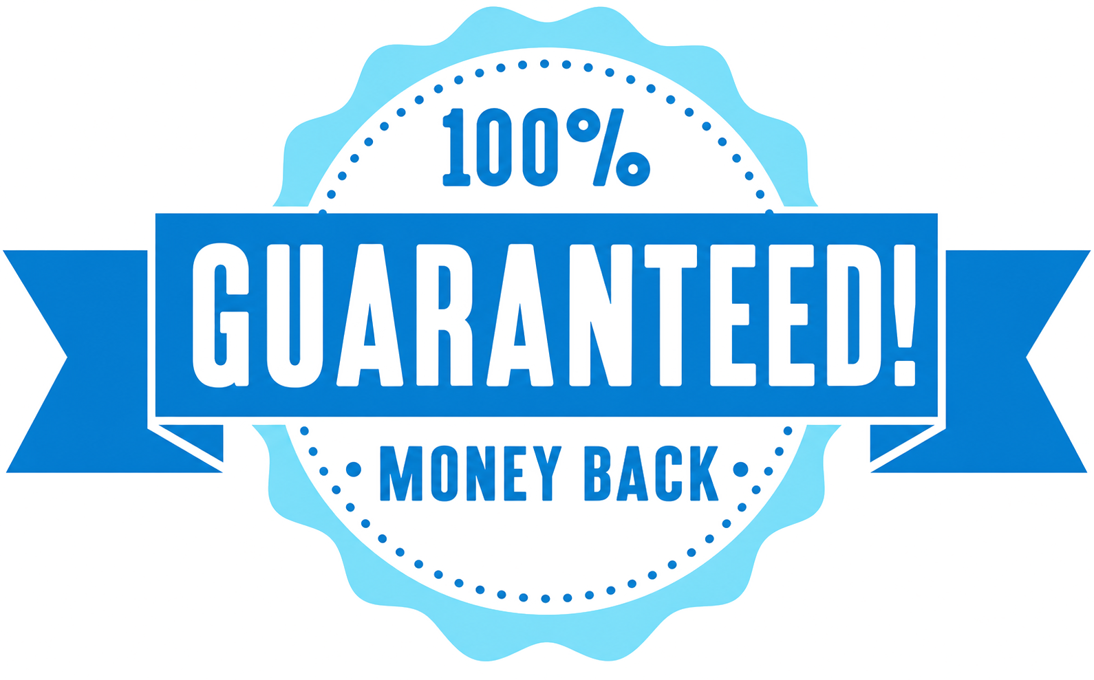 100% money-back guarantee